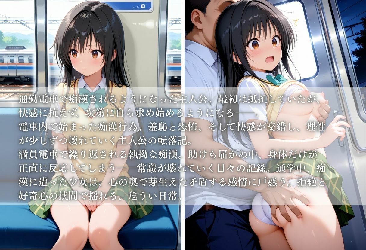 【電車痴●】痴●列車〜古手川唯〜1