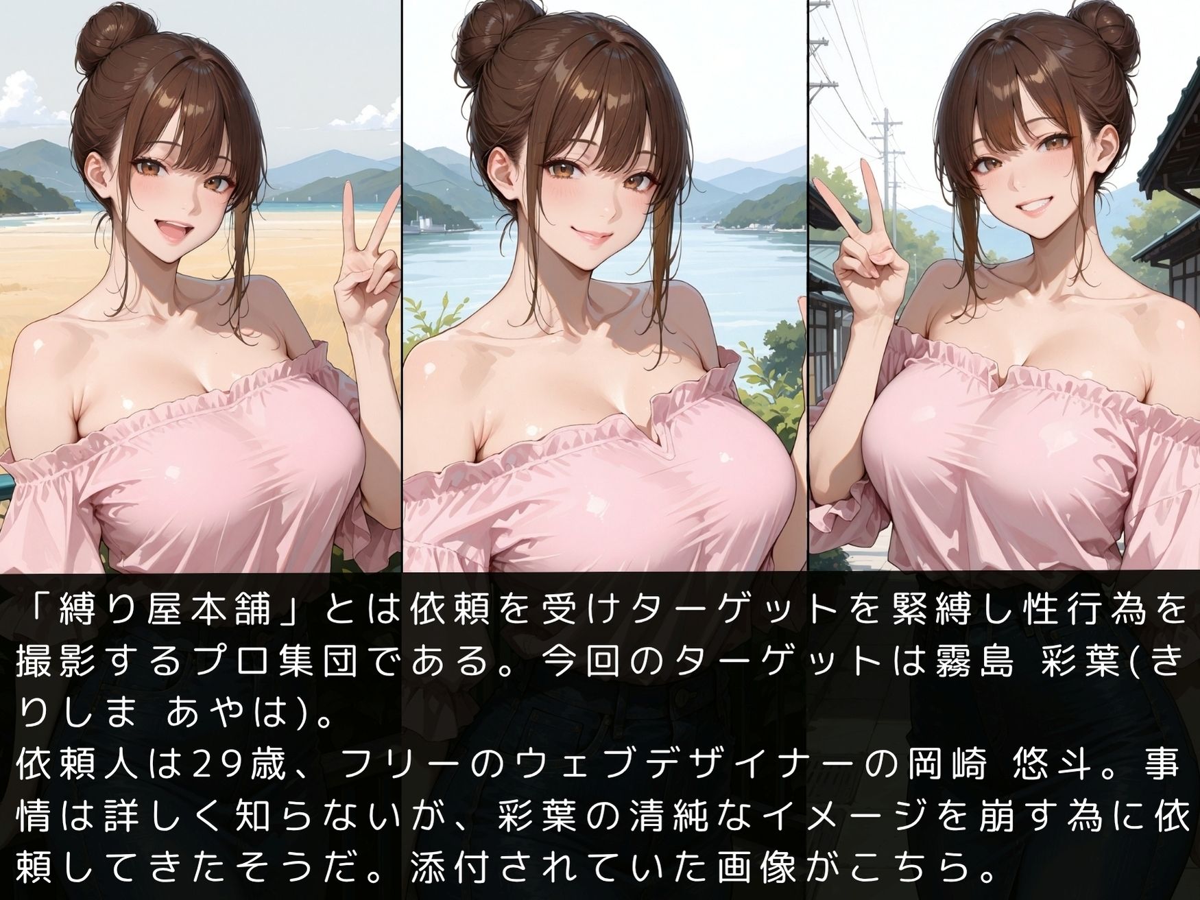 サンプル画像4:縛り屋本舗〜霧島 彩葉の緊縛報告書(mapuememaru) [d_635522]