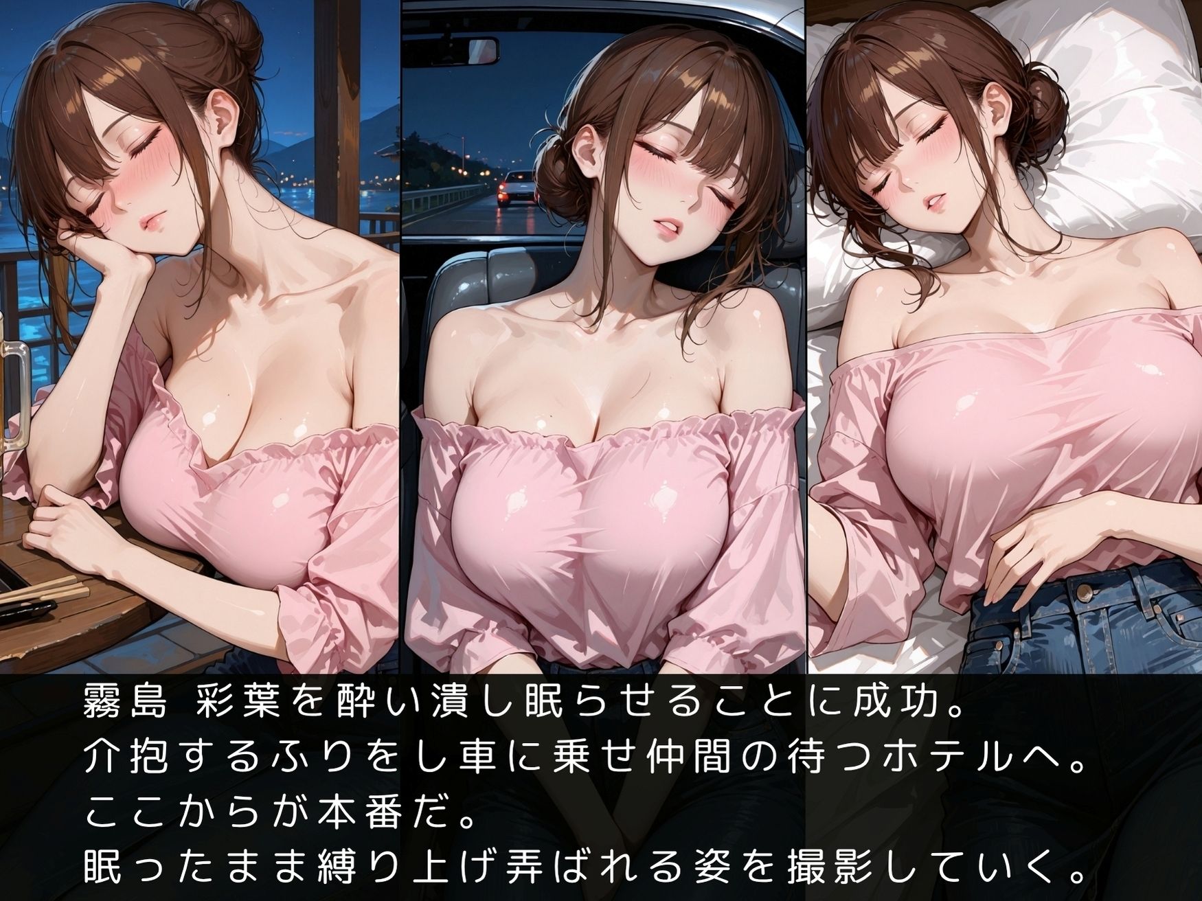 サンプル画像6:縛り屋本舗〜霧島 彩葉の緊縛報告書(mapuememaru) [d_635522]