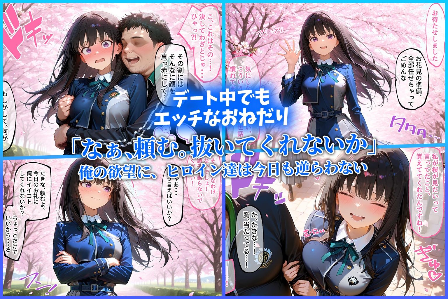 サンプル画像4:ハーレム転生 俺だけの従順ヒロイン 孕ませデートプラン（リコリス・リコイル編）(蜜月書房) [d_635567]