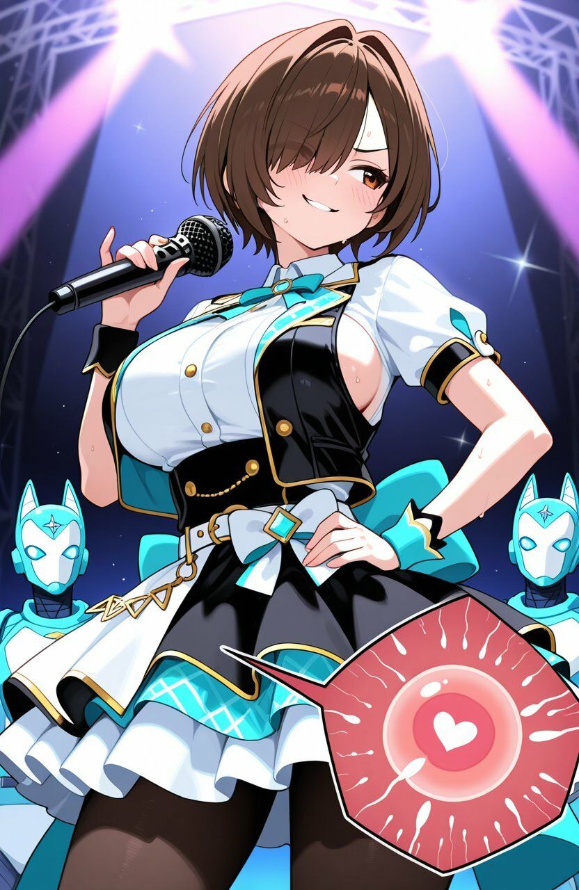 サンプル画像2:AI妊婦グラビアイラスト集 R18＋ Vol.026 アイドル編(AI ADLUT STUDIO) [d_635577]