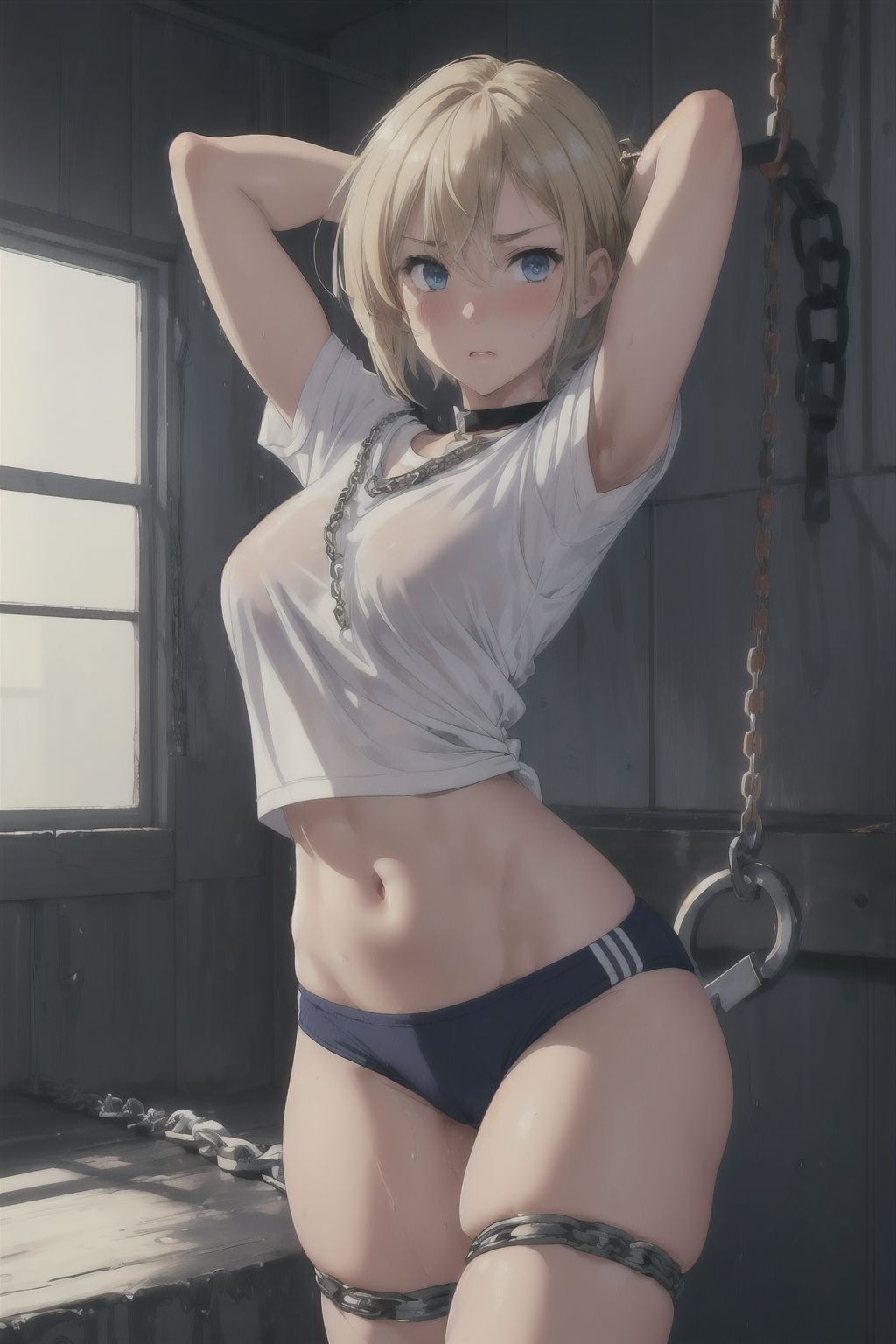 サンプル画像6:ブロンドショートのブルマ(長ネギ粘菌) [d_635589]