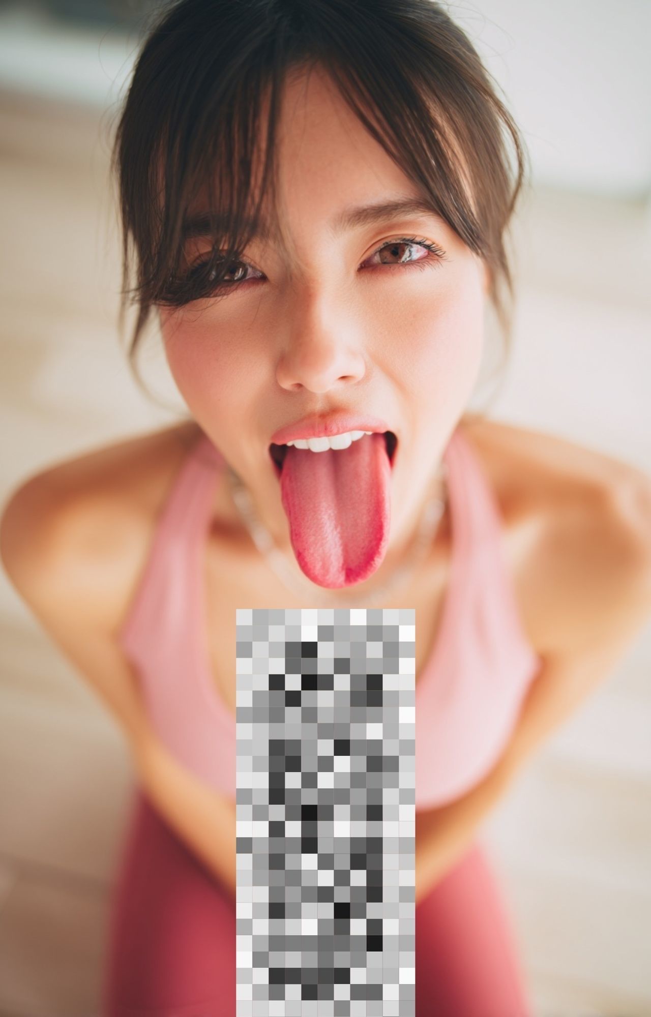 サンプル画像2:ヨガ講師のフェラ顔！レッスンでは見せない顔(YK Publishing) [d_635609]