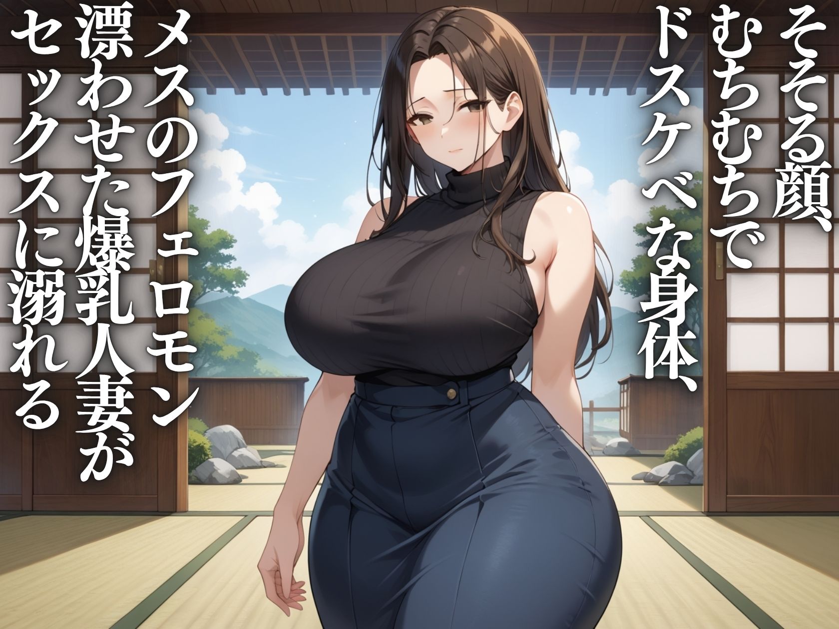 生ハメ不倫温泉〜ご近所さんの爆乳人妻とNTR汗だくセックス〜 画像1