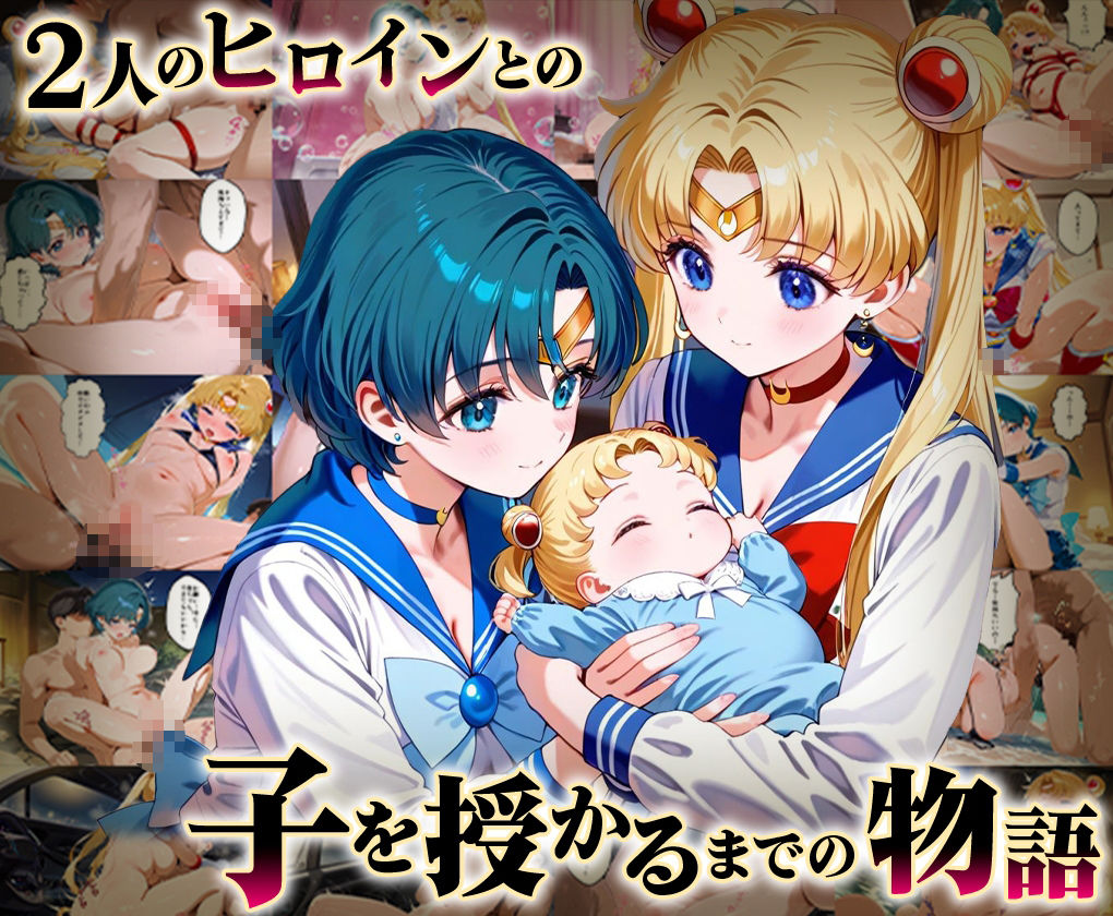 サンプル画像1:「生まれてきてよかった…」催●支配アプリで支配された2人のヒロインと‘家族’になるまでの話。_ム○ン×マ○キュリー(ハニトー) [d_635822]