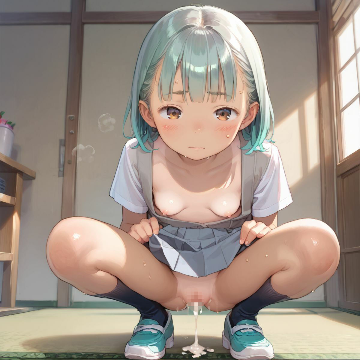 恋焦がれ、日焼けちっぱい美少女の憂鬱021