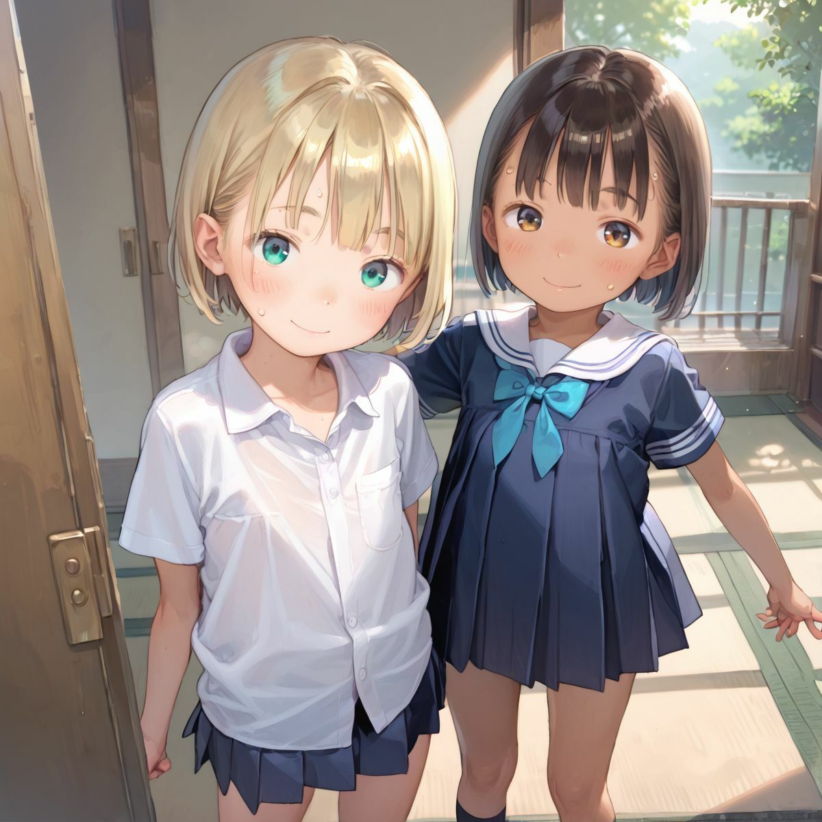 恋焦がれ、日焼けちっぱい美少女の憂鬱028