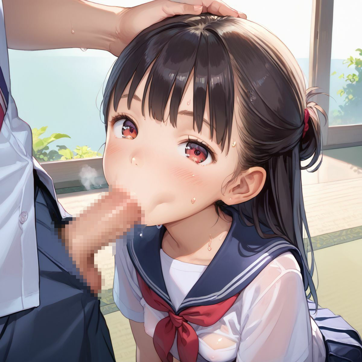 恋焦がれ、日焼けちっぱい美少女の憂鬱038