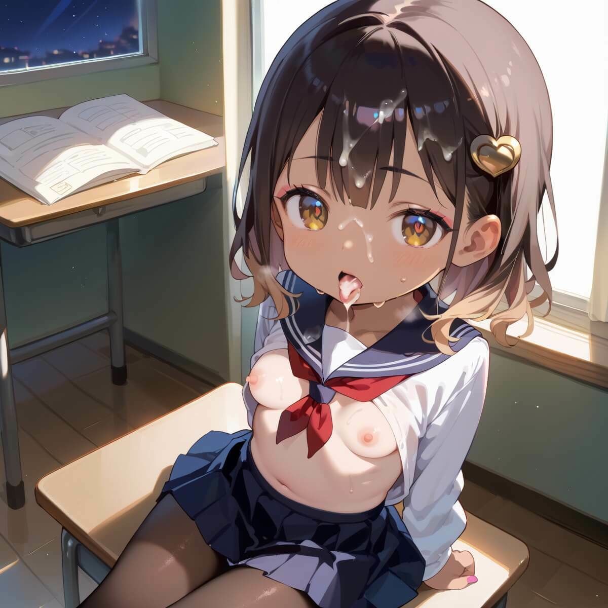 ロリ美少女と居残り授業4・320枚7