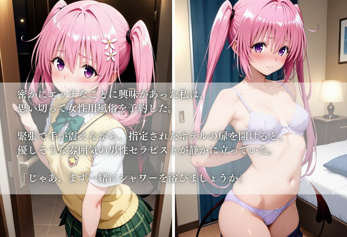 〜ナナ・アスタ・デビルーク〜初体験の女性用風俗が忘れられない快楽に 画像1
