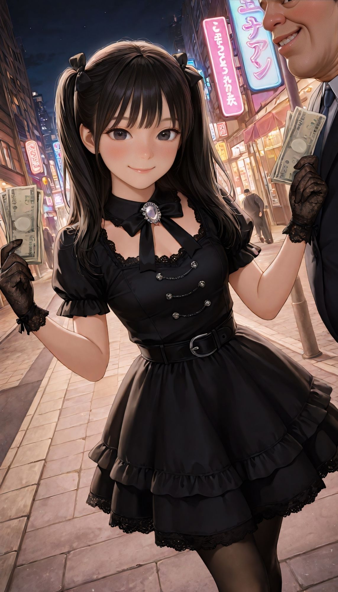 サンプル画像3:ついてる娘 ゴス(竿村の村民) [d_635882]