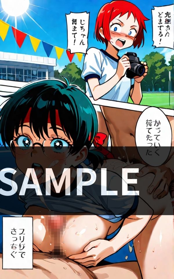 サンプル画像1:ぶっかけ運動会の 記録係を任されました(白雪パッションズ) [d_635952]