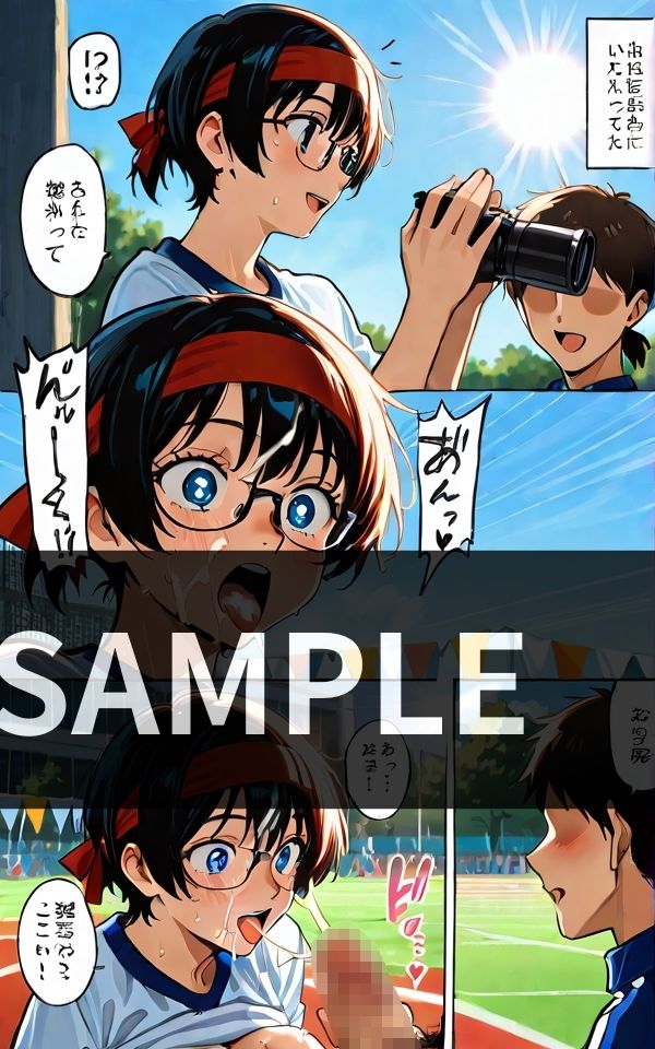 サンプル画像2:ぶっかけ運動会の 記録係を任されました(白雪パッションズ) [d_635952]