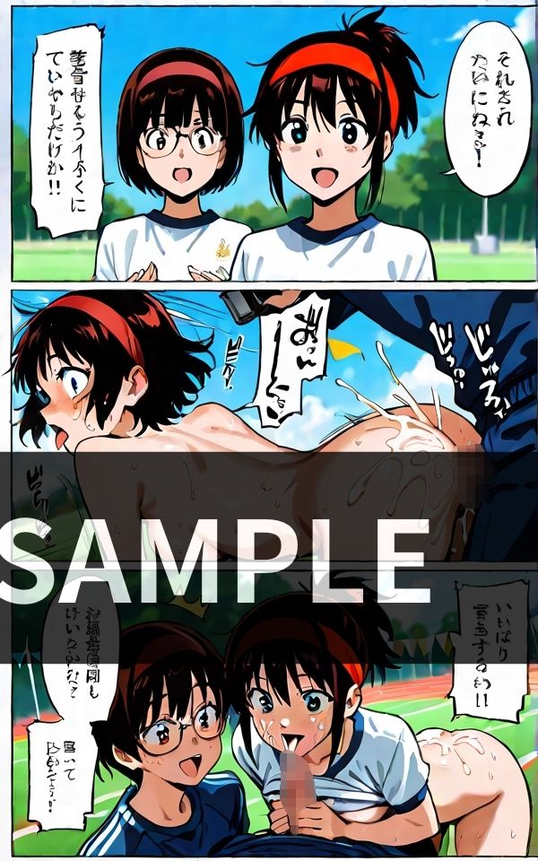 サンプル画像3:ぶっかけ運動会の 記録係を任されました(白雪パッションズ) [d_635952]