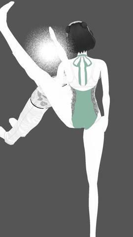 サンプル画像6:お尻の大きい水泳の先生に(柳原平和) [d_636028]