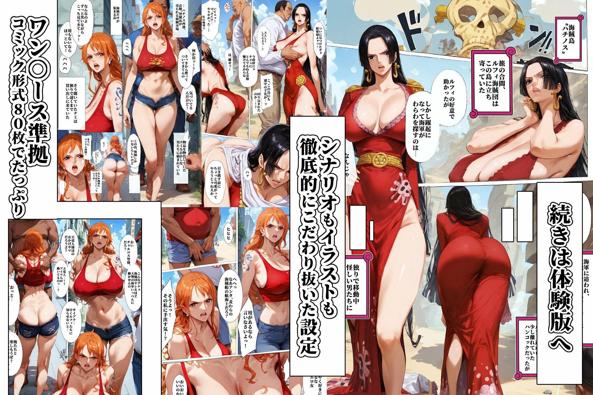 サンプル画像3:【漫画】ワンピ●ス 天竜人の永久奴●妻(アンリミテッドオートマトン) [d_636043]