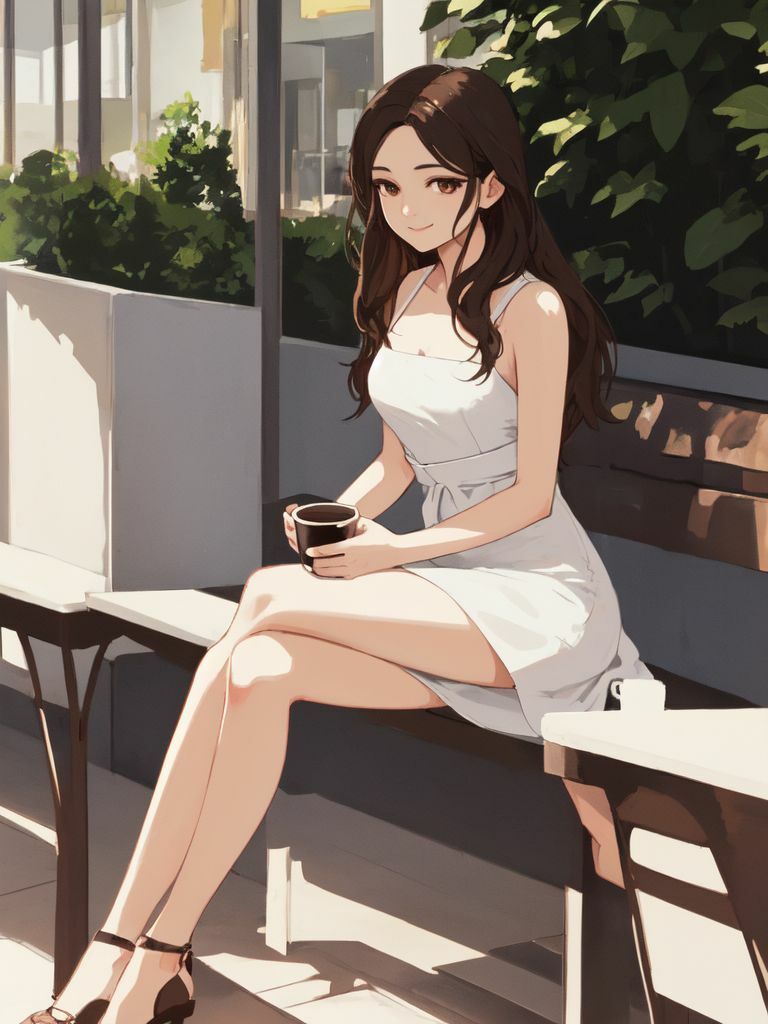 【273枚大容量】癒しのカフェタイムAI美女素材集 画像5