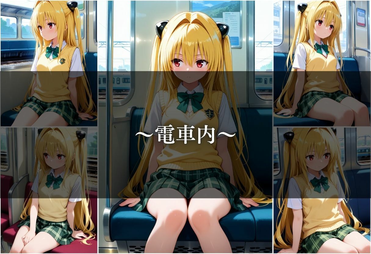 サンプル画像3:【電車痴●】痴●列車〜金色の闇〜(ks) [d_636064]