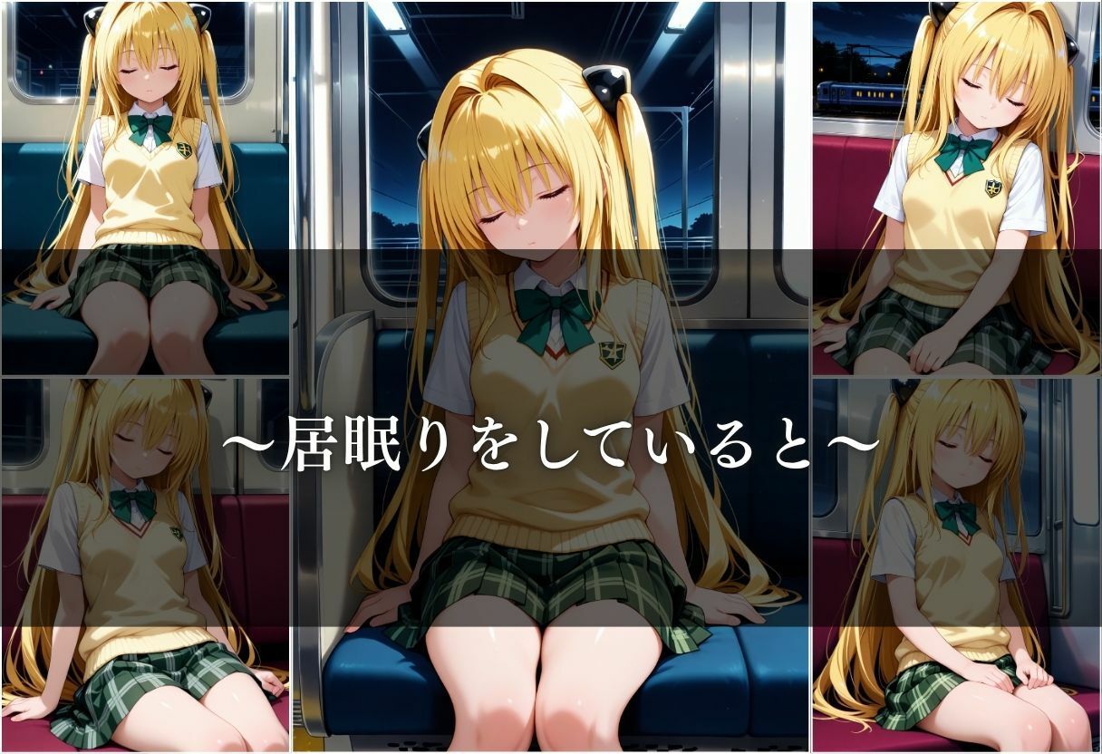 サンプル画像4:【電車痴●】痴●列車〜金色の闇〜(ks) [d_636064]