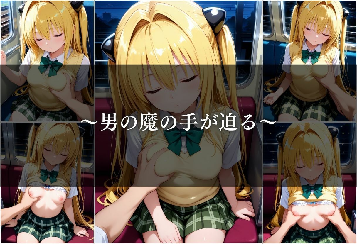 サンプル画像5:【電車痴●】痴●列車〜金色の闇〜(ks) [d_636064]