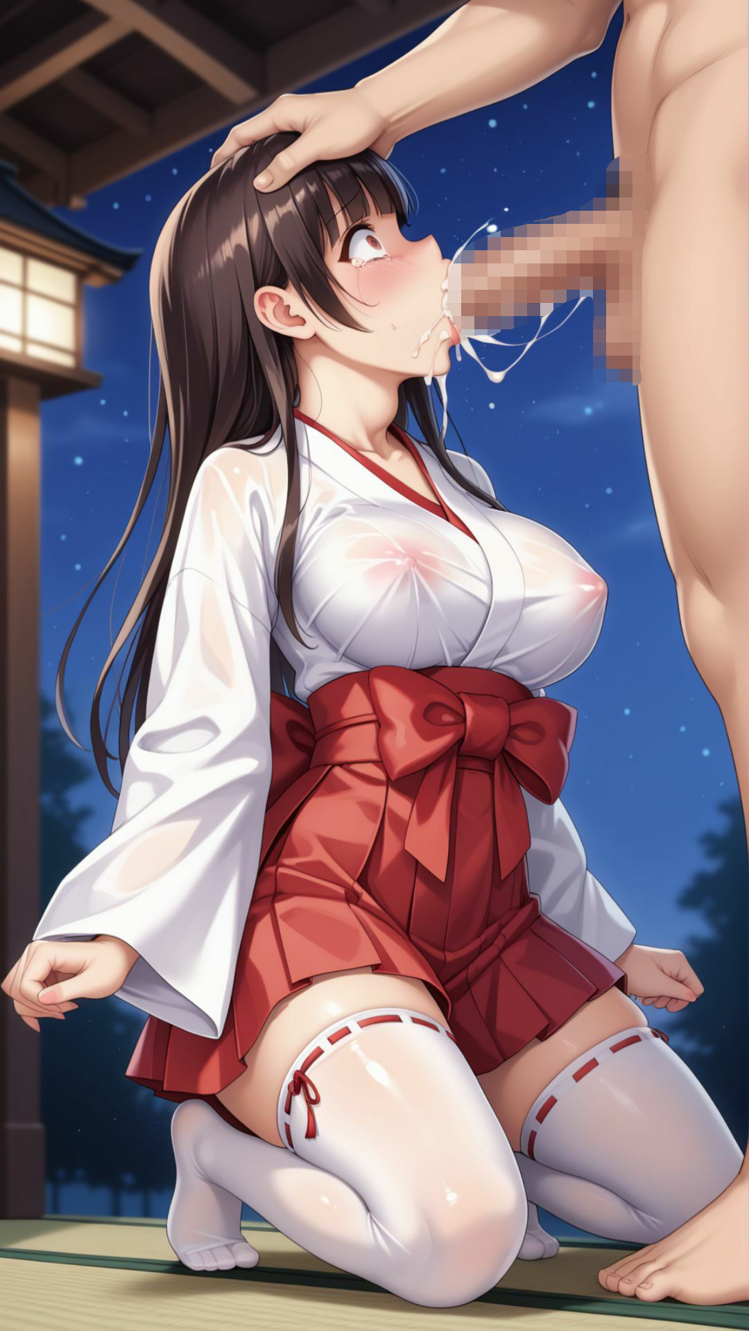 巨乳巫女 禁断のご奉仕 画像7