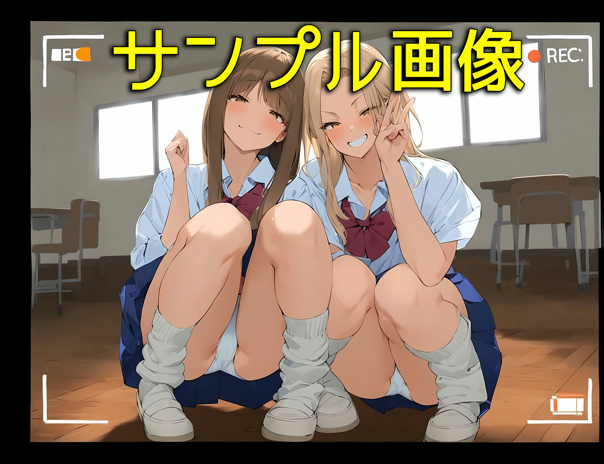 サンプル画像6:僕はルーズソックス履いた女子の下着以外は興味がない5  白ギャル大好き編(日替わりさん) [d_636075]