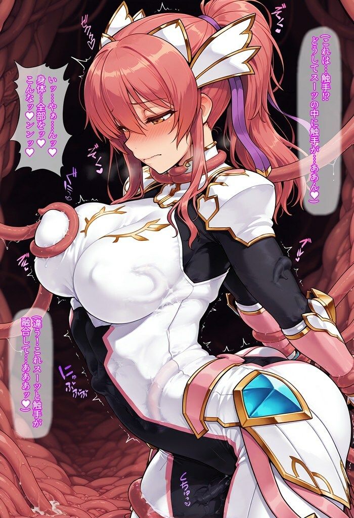 サンプル画像5:聖盾光乙女 〜淫触の奈落に沈む天使〜(AI魔法少女) [d_636159]