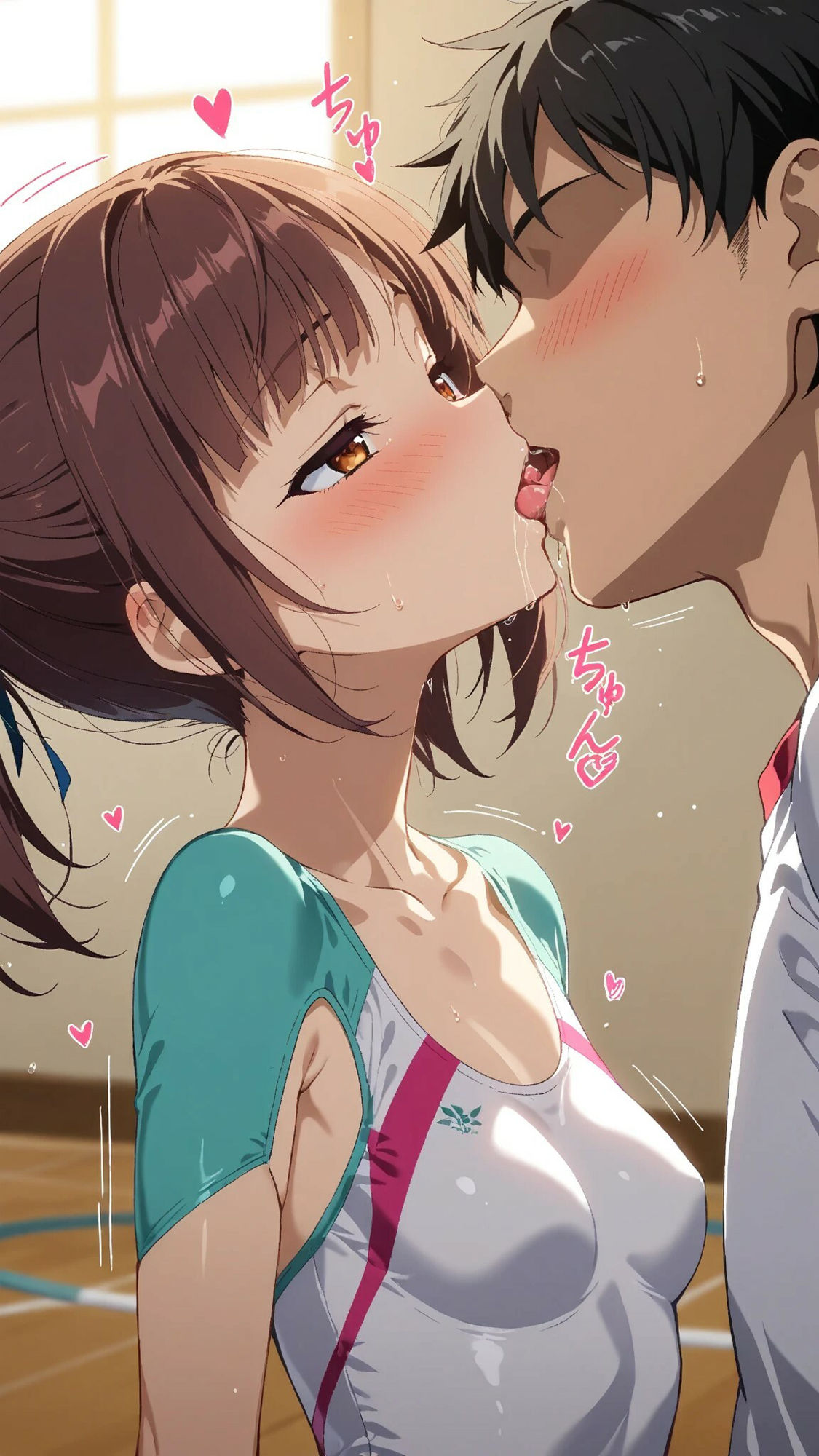 スレンダー新体操美少女との甘いひと時 AI甘美寮 エロ画像6