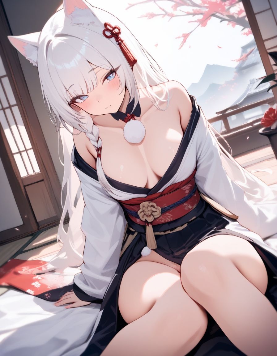 サンプル画像1:宵猫庵絵巻 〜白猫編〜(宵猫庵) [d_636317]