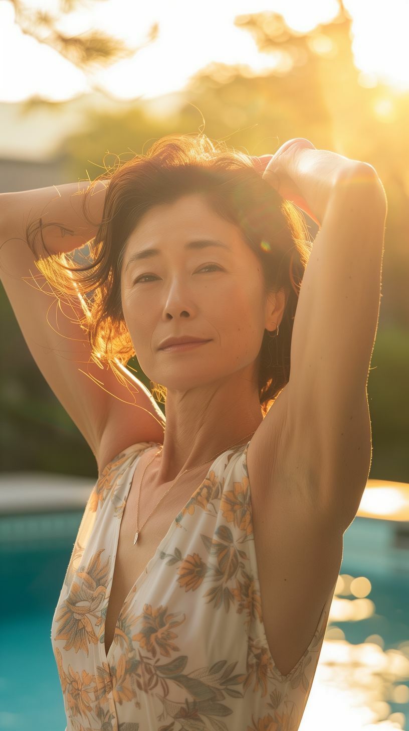 サンプル画像3:ザ・リアル 『脇』    脇フェチ画像集Vol.3 （50代〜60代女性）(toybox) [d_636318]