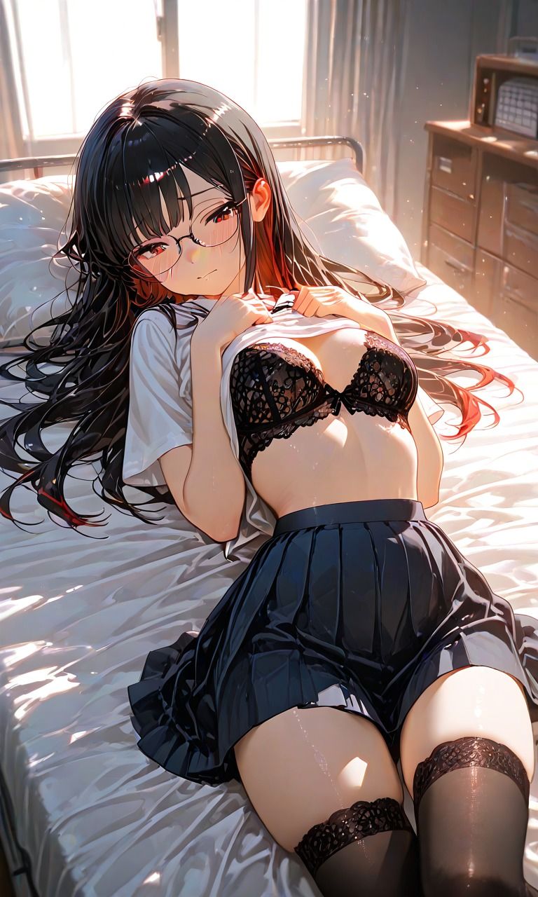 サンプル画像5:放課後の微熱感〜保健室に溢れる、微熱とため息〜(少女の一瞬/The moment of her) [d_636371]