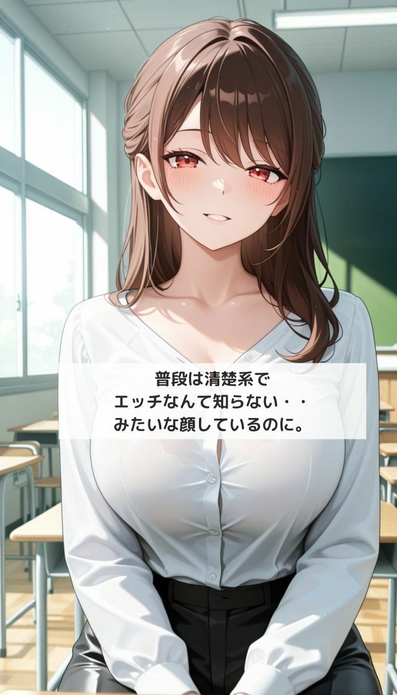 サンプル画像2:先生の裏アカエロ動画で脅して即ハメ校内エッチ(くるみクリエイター) [d_636373]