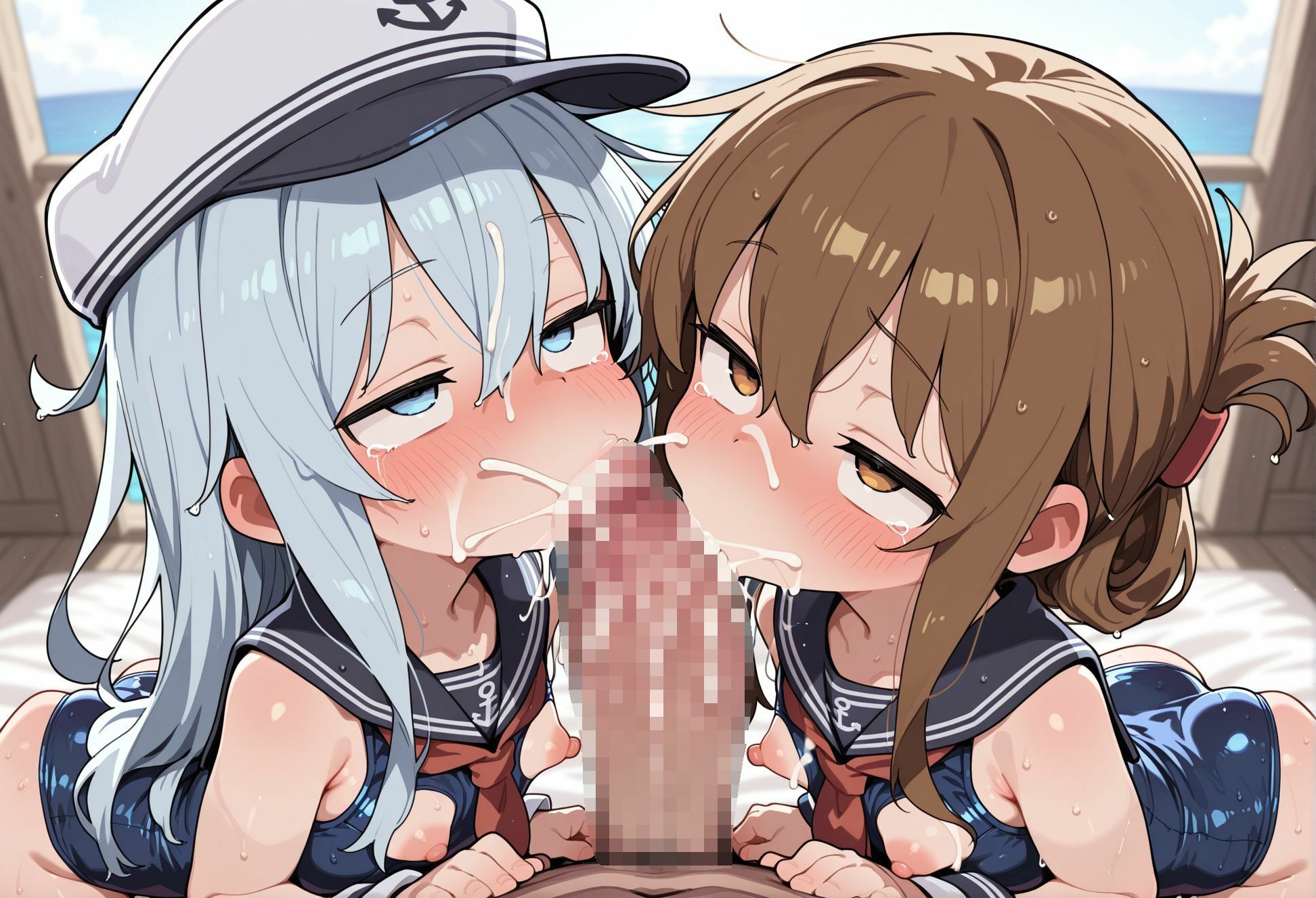 サンプル画像6:第六駆●隊  スク水セーラーえっちCG集(ゆめなか惰眠工房) [d_636416]