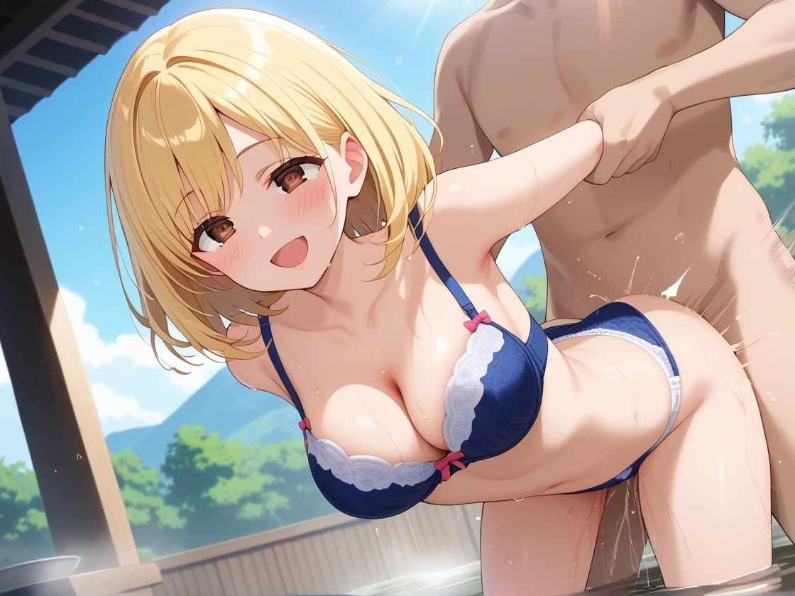 サンプル画像4:温泉でえっちしちゃった子(くりーむ群) [d_636422]