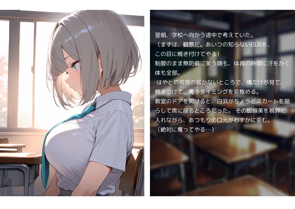 サンプル画像6:クラスで嫌いなやつの彼女寝取って晒しますwww(晒し屋匿名X) [d_636457]