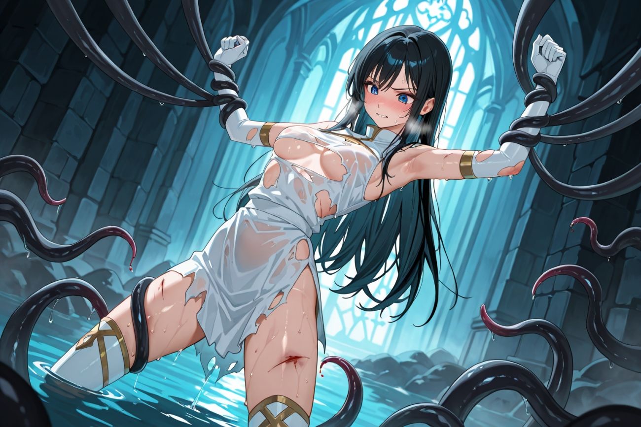 サンプル画像5:●触手●聖女 敗北 CG集 リグレット・セレモニー(solor55) [d_636576]