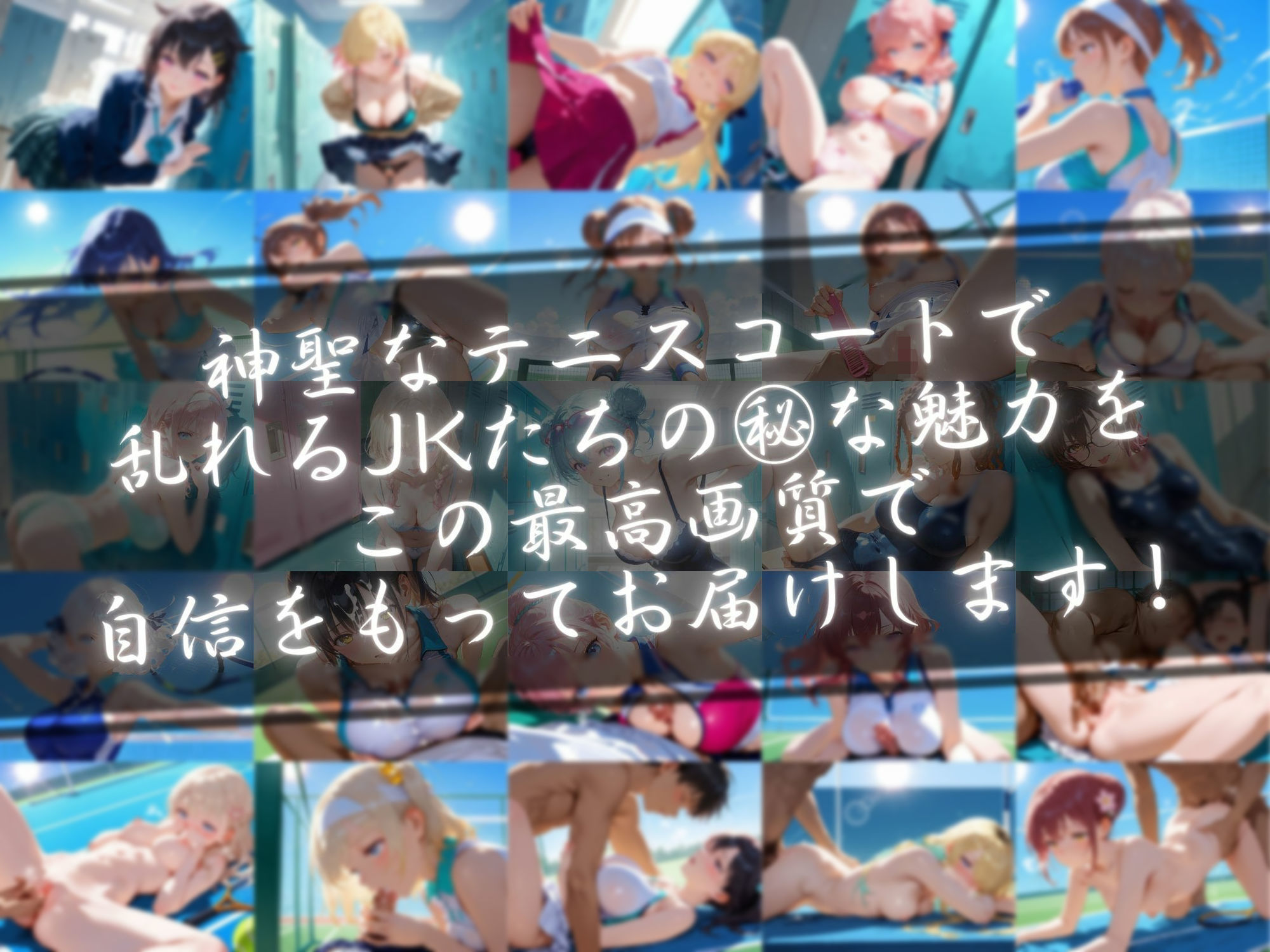 サンプル画像1:テニス部JK、濡らすまで。(青春グレーゾーン) [d_636600]