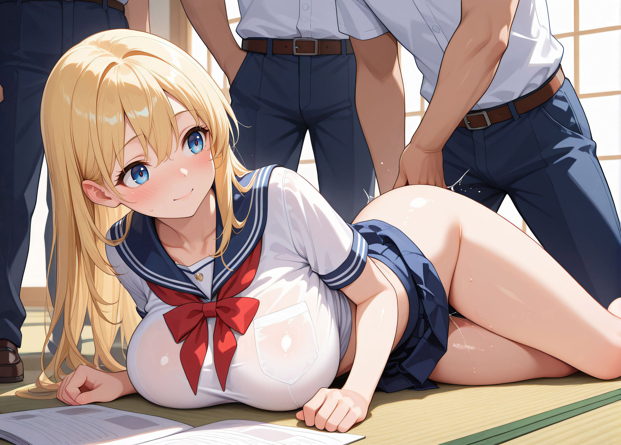 サンプル画像4:【NTR夏休み】成長した幼馴染が村の男たちに犯●れる1日(すらぷる) [d_636614]