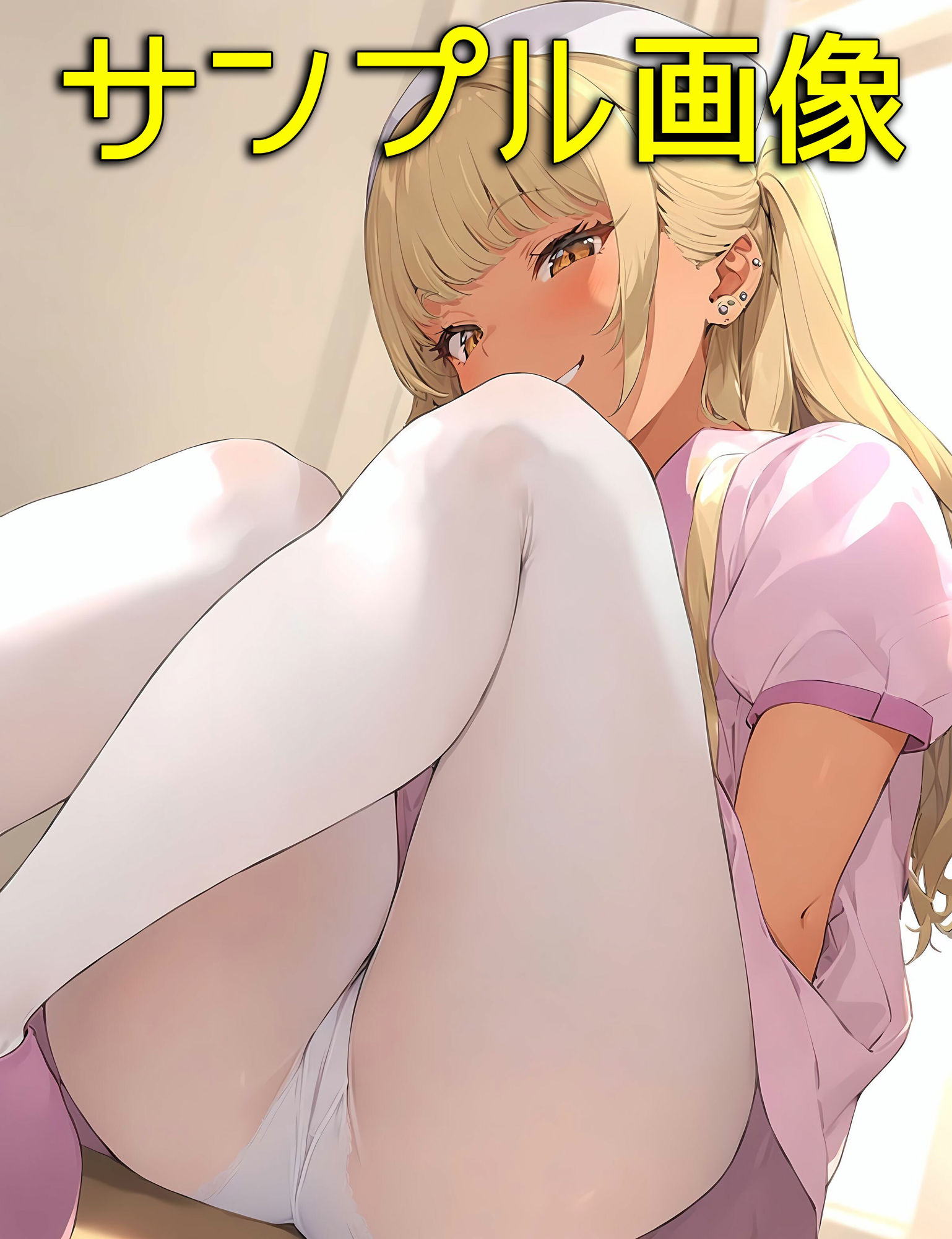 僕が通院中の病院のナースのホワイトカラーパンストがいやらしすぎる2ギャルが大好き編 画像8