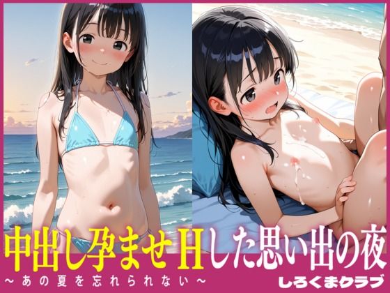 思い出作りにいった海で【中出し孕ませHした思い出の夜～あの夏を忘れられない～】　by　しろくまクラブ