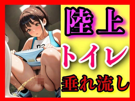 真夏の競技場、誰も知らないトイレの個室で、あの陸上選手は汗ばむユニフォームのまま、秘めた熱を垂れ流していた──。