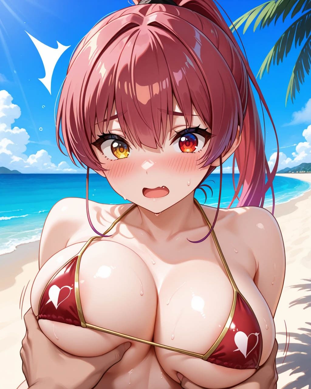 サンプル画像2:マ〇ンはグラビア撮影してただけなのに(妄想コレクション) [d_636766]