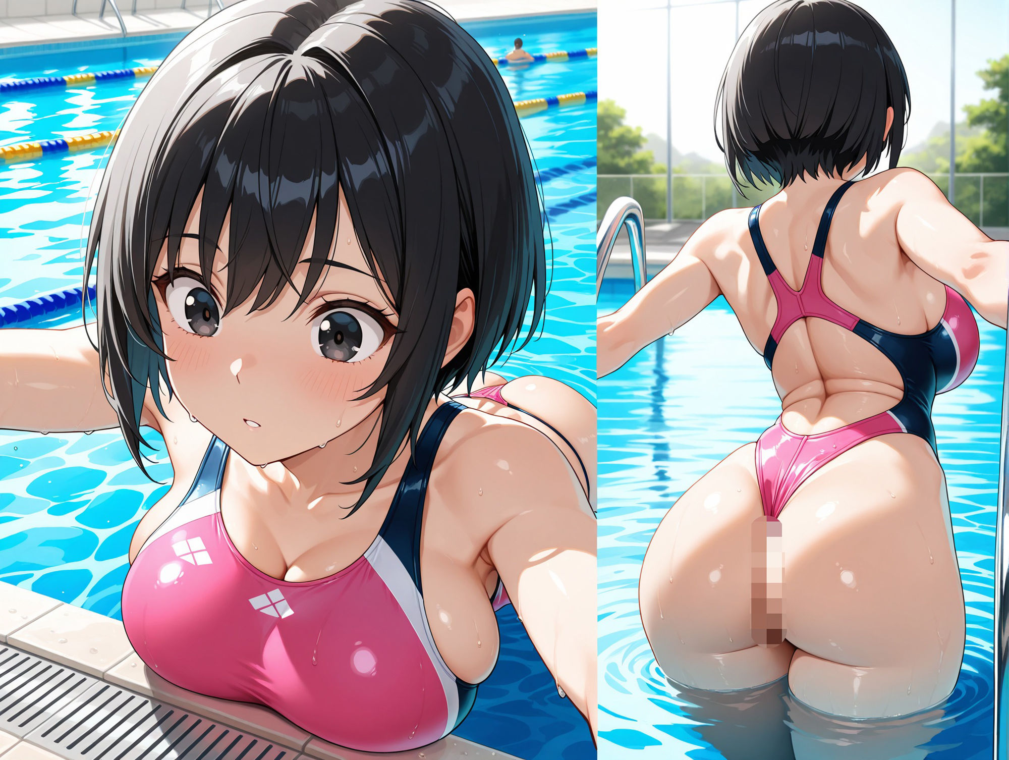 サンプル画像4:透けムチ  〜コーチと恋しただけなのに〜弱みを握られ犯●れた爆乳インタトラクター(みいまん) [d_636817]