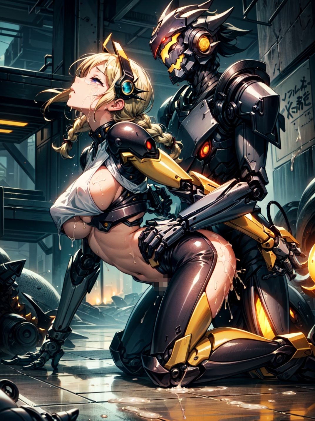 サンプル画像4:異形機神レギオンに敗北し、犯●れた共鳴装姫2(studio1111) [d_636921]