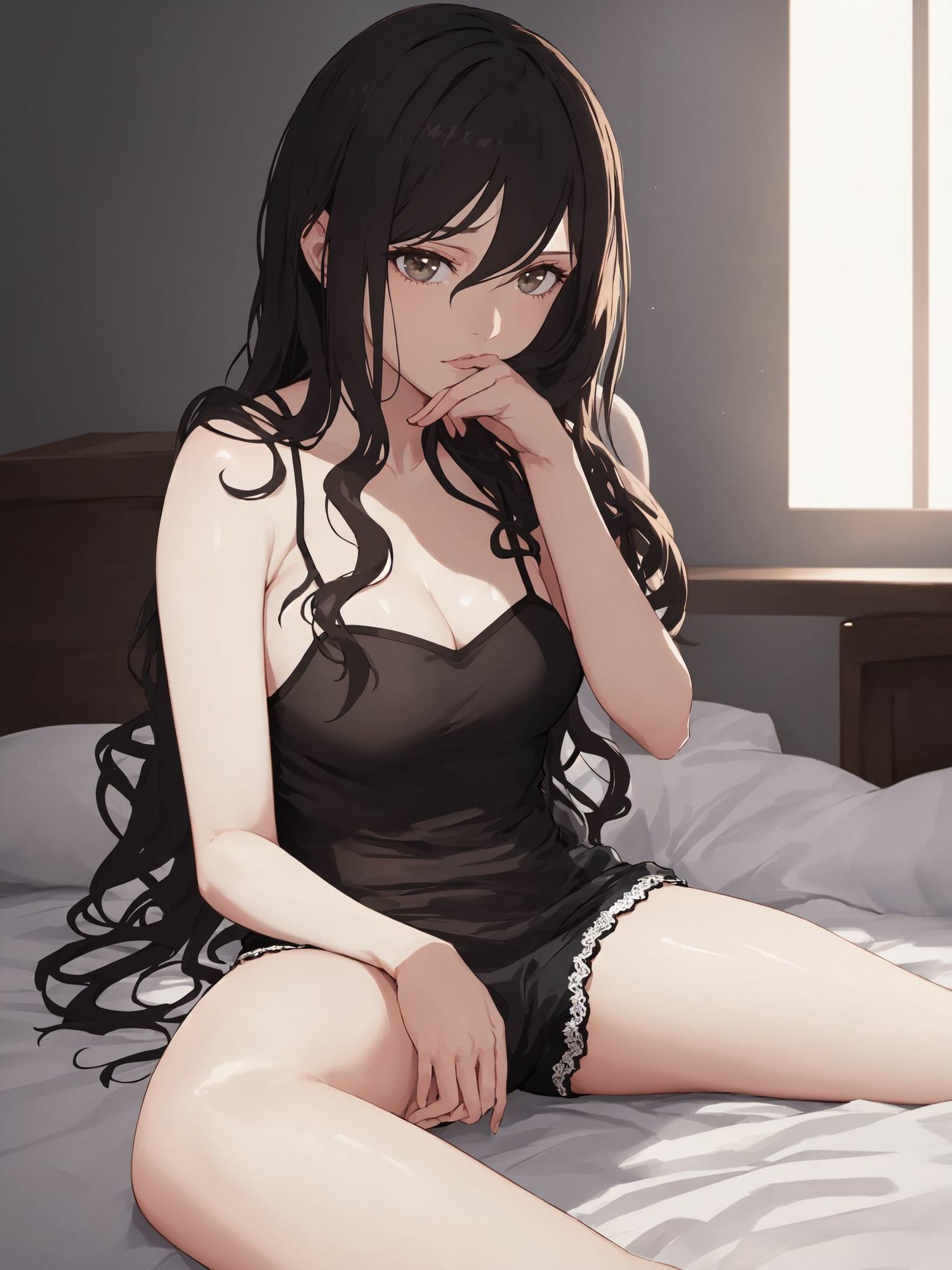 サンプル画像3:【全316点】日常×セクシー:部屋着AI美女コレクション(えーあい美写苑) [d_637098]