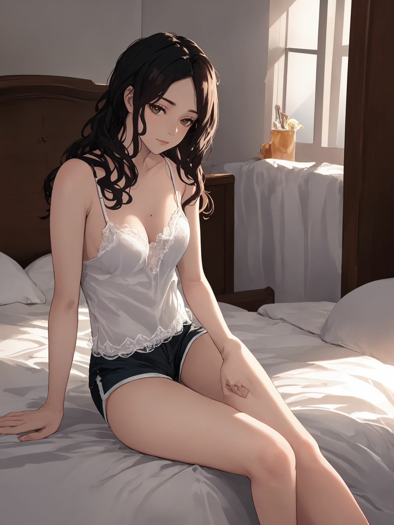 サンプル画像4:【全316点】日常×セクシー:部屋着AI美女コレクション(えーあい美写苑) [d_637098]