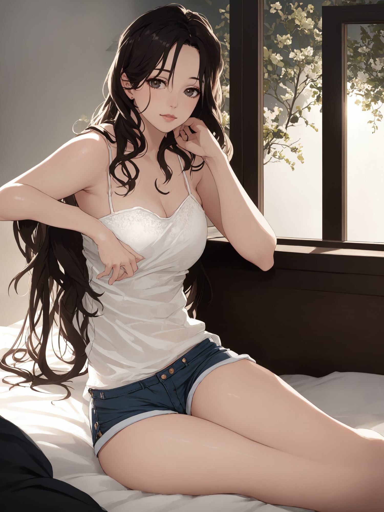 サンプル画像5:【全316点】日常×セクシー:部屋着AI美女コレクション(えーあい美写苑) [d_637098]