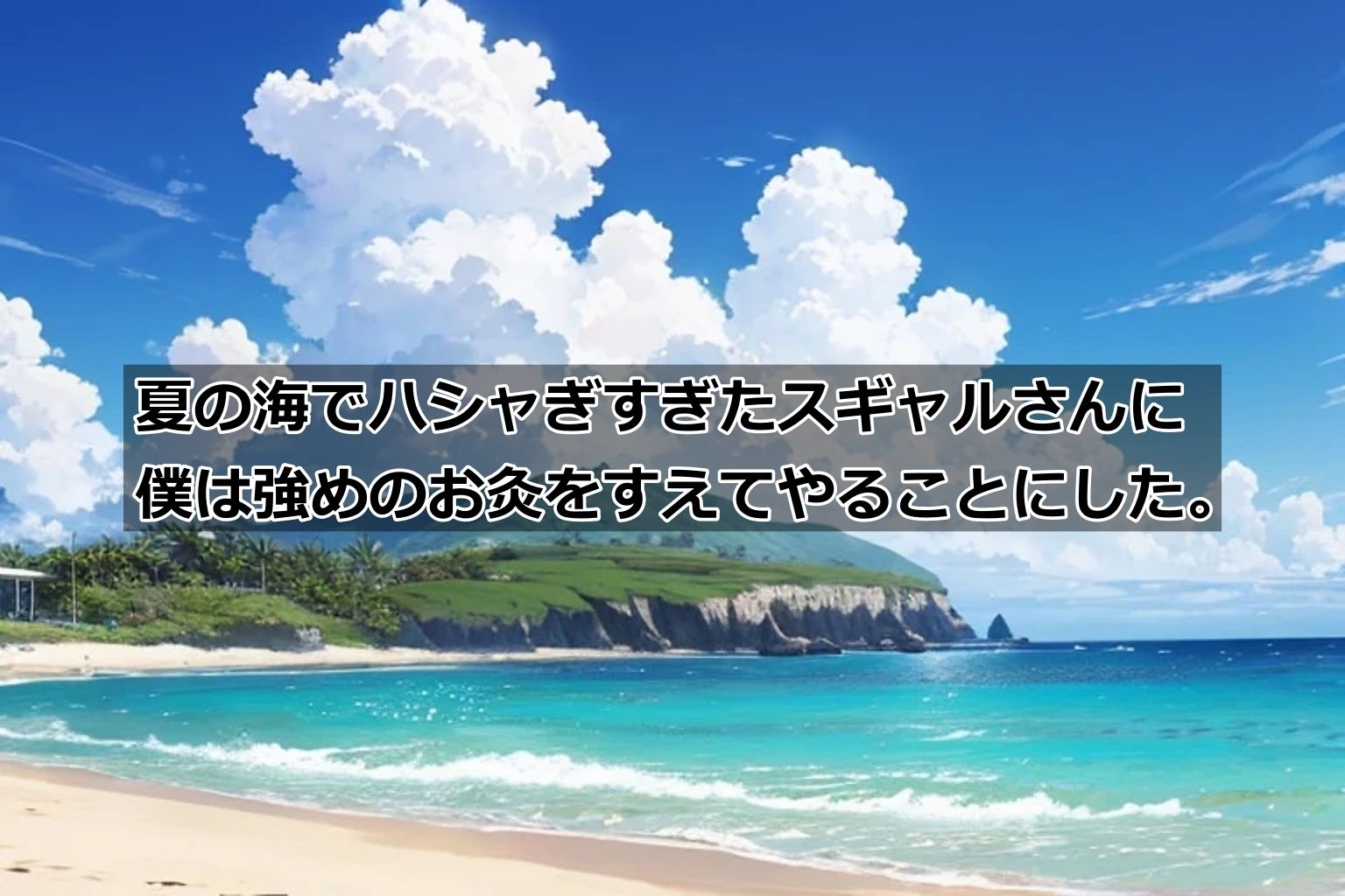 からかい好きのメスギャルさんと海水浴 画像6