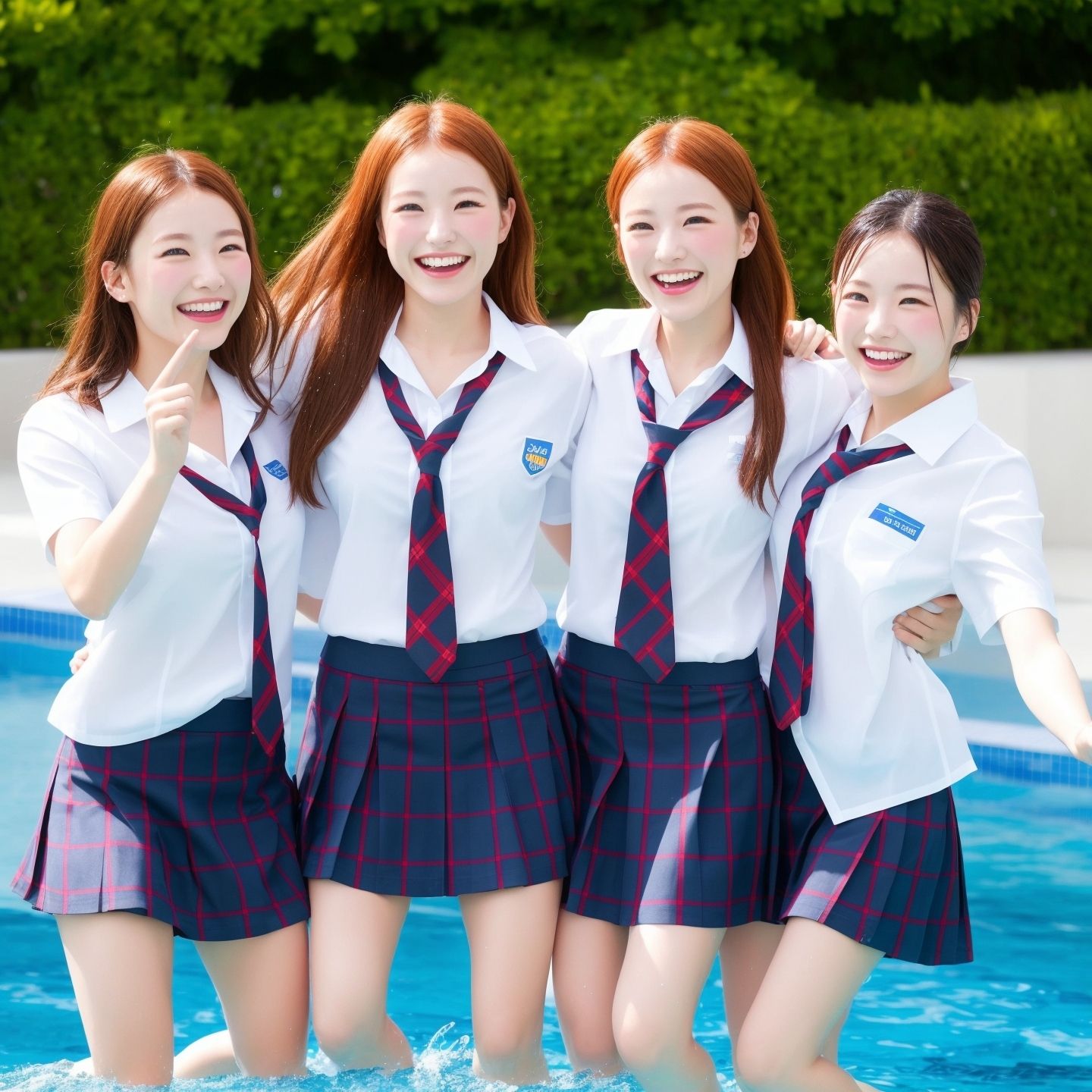 サンプル画像1:びしょ濡れ！放課後スクールプールの女子たち【151枚】(SakuraBooks) [d_637183]