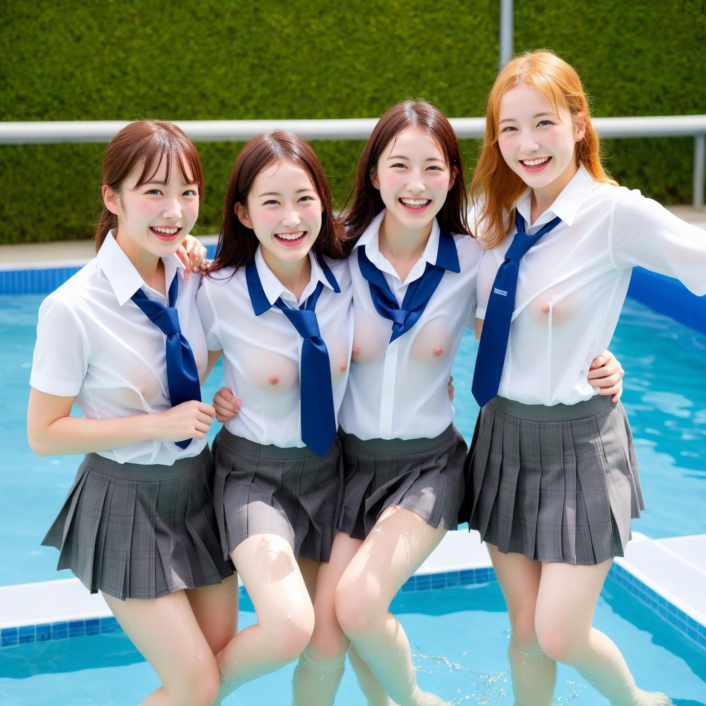 サンプル画像2:びしょ濡れ！放課後スクールプールの女子たち【151枚】(SakuraBooks) [d_637183]